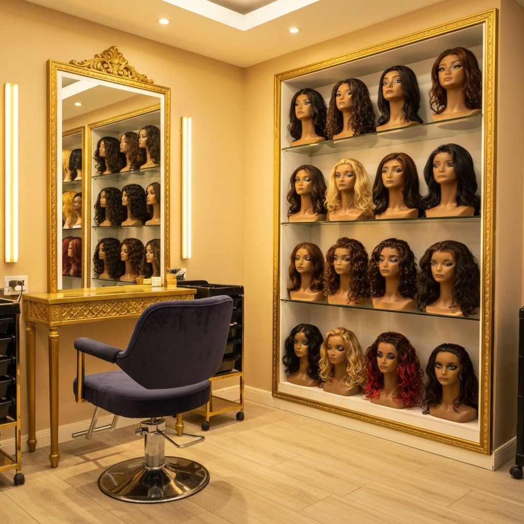 Luxury Ethiopian beauty salon with elegant hair styling